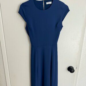 Babaton Midi Blue Dress